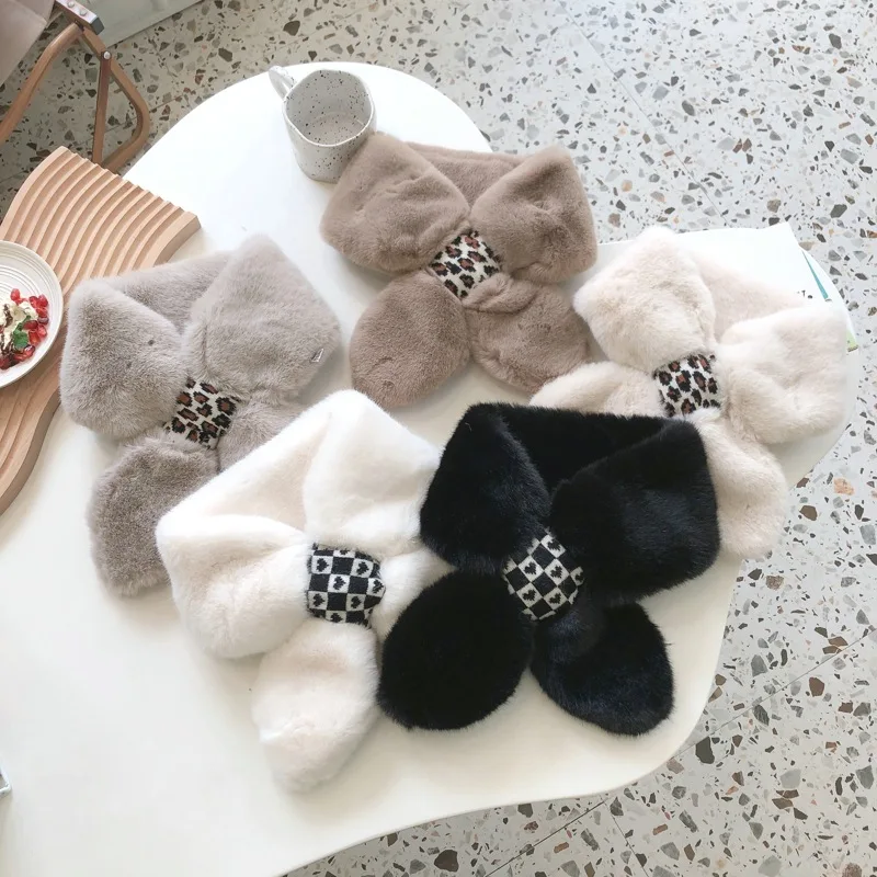 

2021 New Autumn Winter Scarf Ins Thick Warm Neck Collar Sacrf With Loving Heart For Women Scarf Women Fashion Korea Style