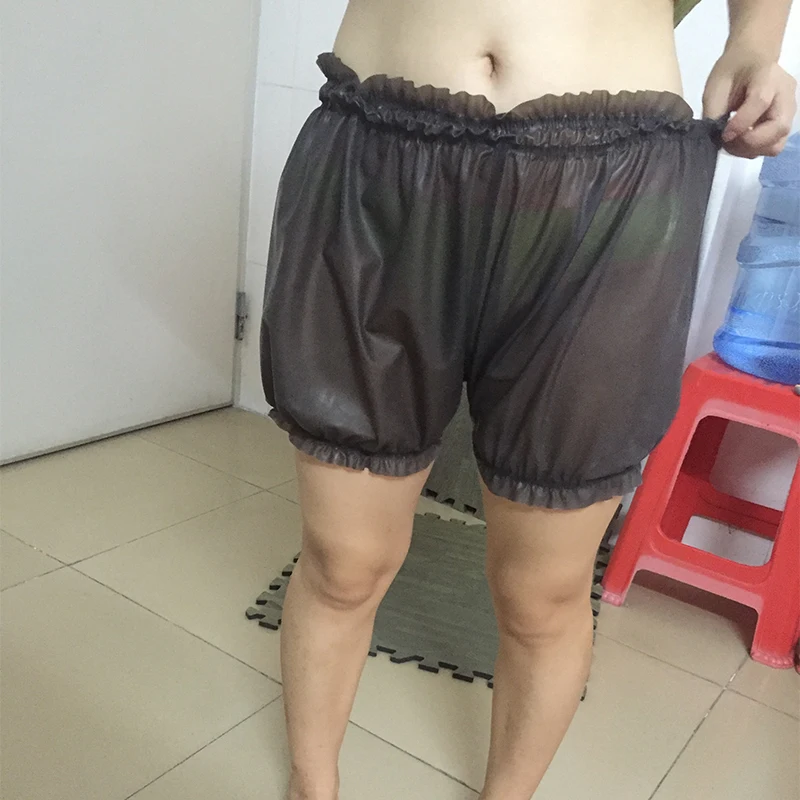 Новое поступление латексные шаровары унисекс короткие штаны ручной работы из 100%