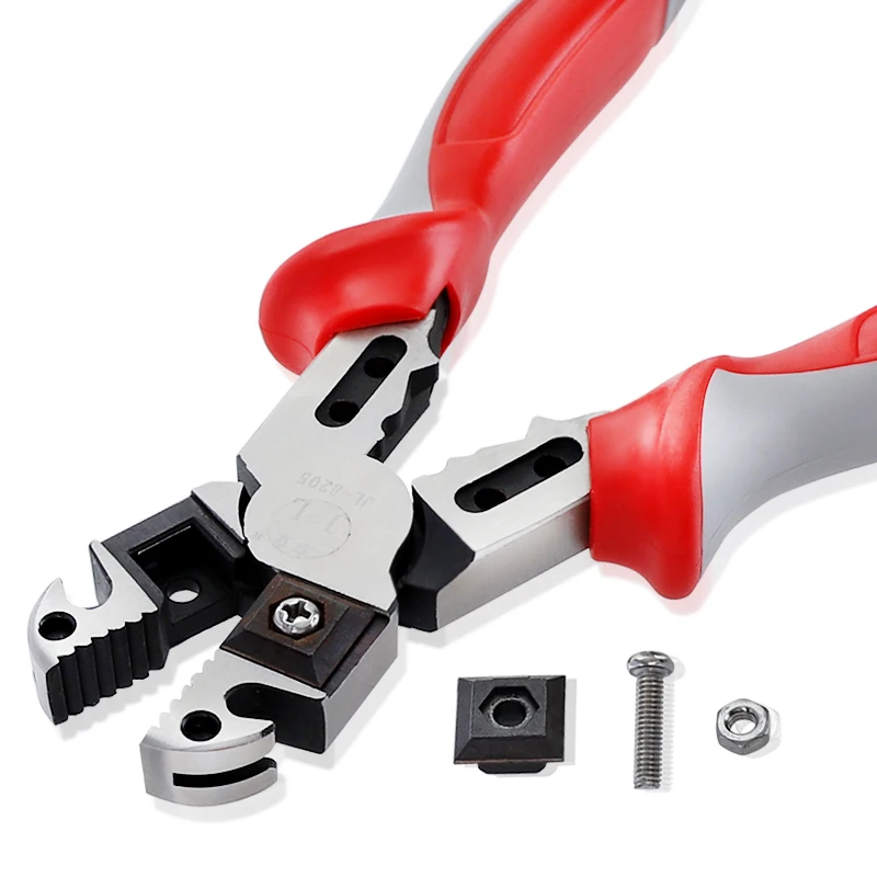 Плоскогубцы 6 в 1 плоскогубцы 8 &quot/220 мм комбинированные для обжима электрик