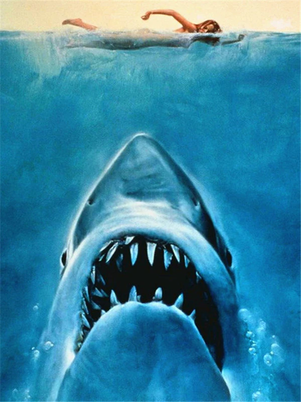 

Diamond Painting Big Shark Animal Square Diamond Round Diamond Decoration Customizable Wall Art Decoration Frameless Style