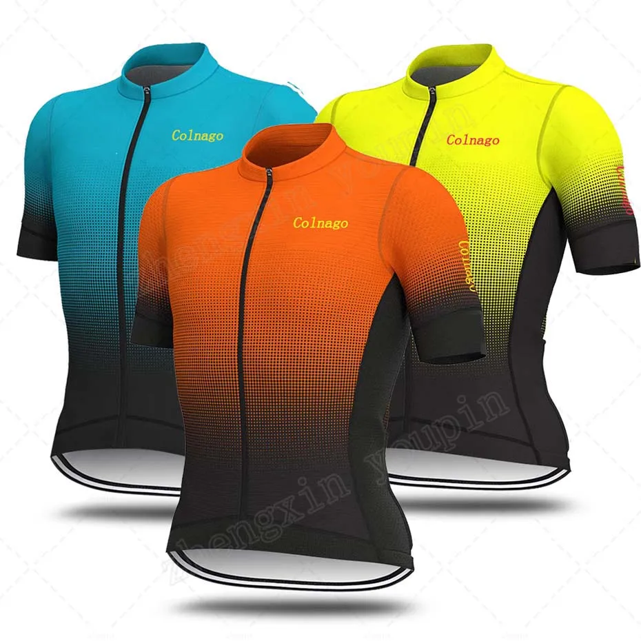 2020 Команда Pro Мужская велосипедная одежда с коротким рукавом летняя впитывающая