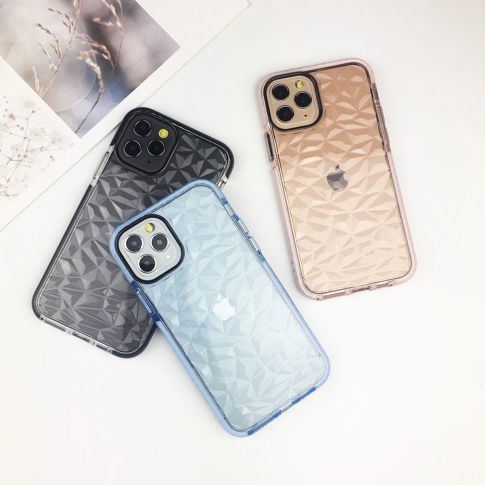 3D Алмазный Узор мобильный чехол для телефона iPhone 1111Pro Max X XR XS 6S 7 8 Plus Мягкий ТПУ