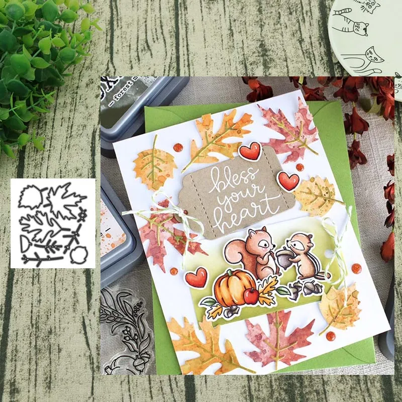 Металлические Вырубные штампы в виде кленового листа вырезанные формы для