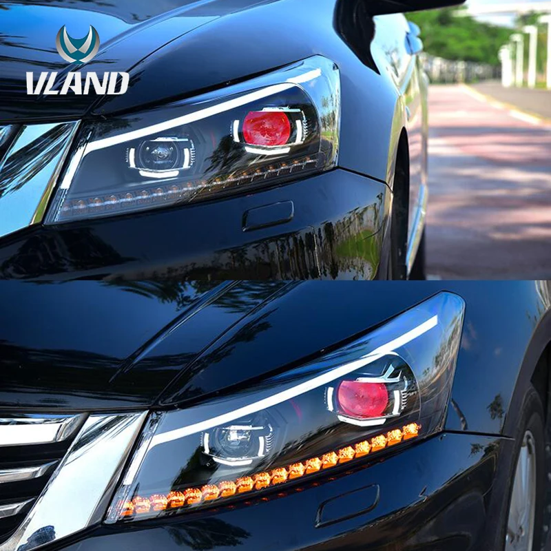 Голова демона для Honda Accord 8th 2008 2009 2010 2011 2012 фары в сборе|Фара авто сборе| |