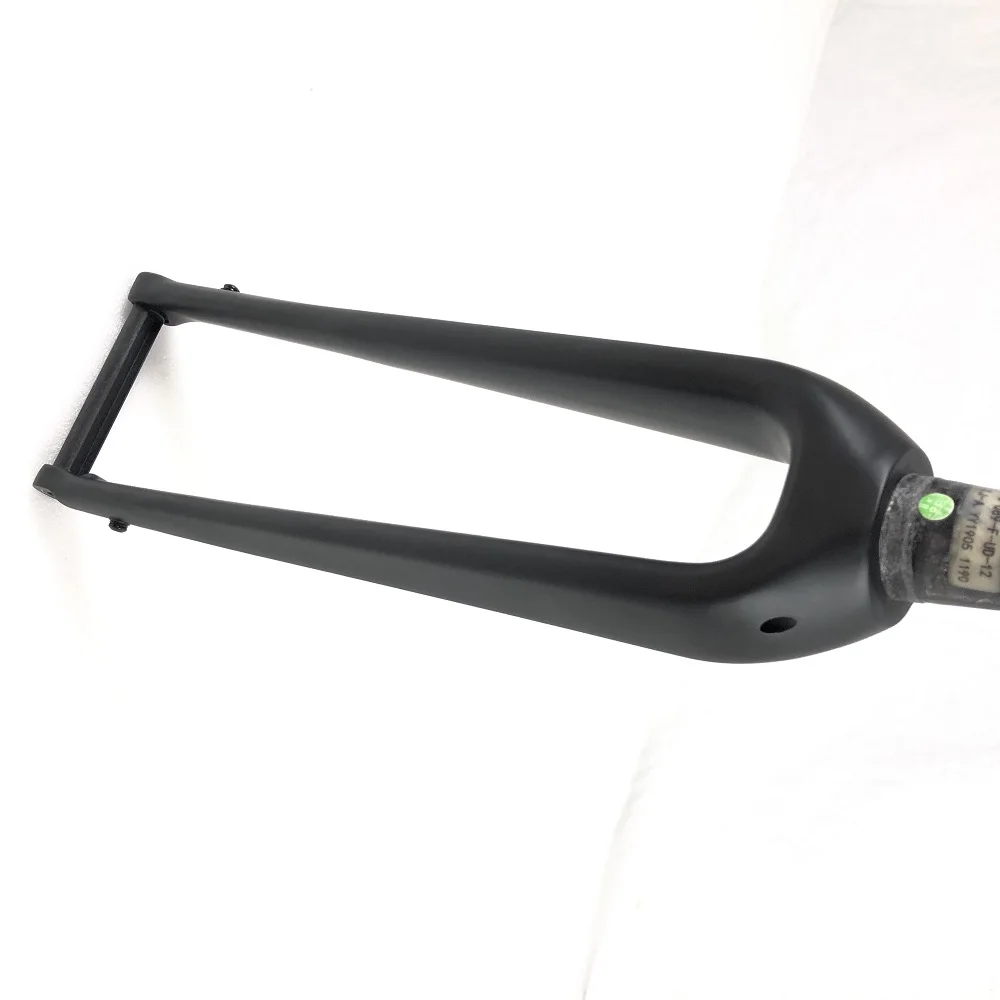 Велосипедная вилка 700C из карбона с плоским креплением Дисковая тормозная