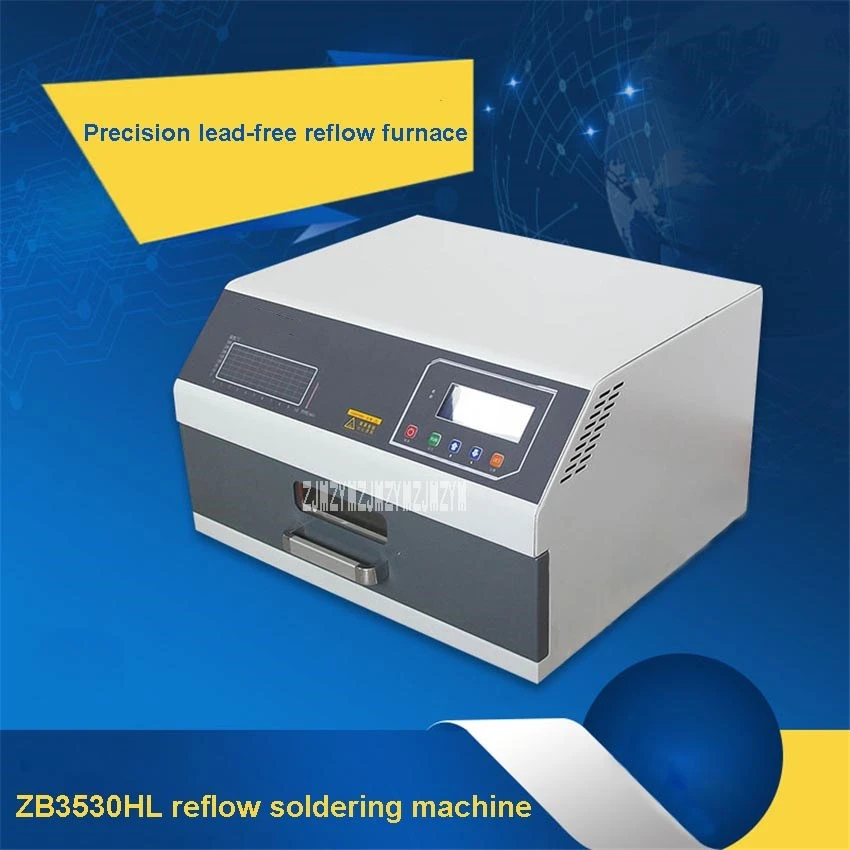 ZB3530HL Reflow Oven Infrared 3D Hot Air Soldering Machine Small 110V/220V 2400W |