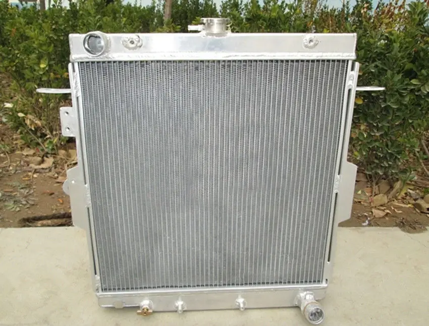 Aluminum Radiator + Fan For TOYOTA LANDCRUISER HZJ70/HZJ73/HZJ77 1HZ DIESEL Land Cruiser Hot Selling | Автомобили и мотоциклы