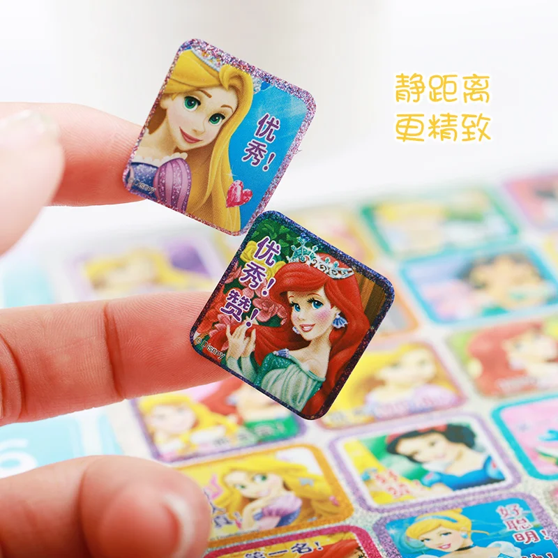 

Disney Frozen Mickey Minnie Kids Reward Stickers Promotional Gifts School Teacher Merit Praise Class Sticky Lable Classic Toys