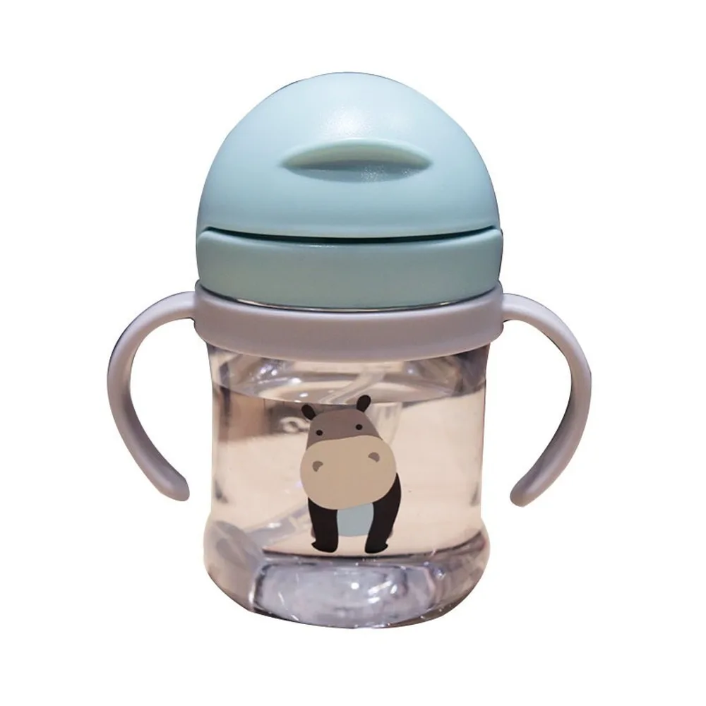 250ml Baby Feeding Cup with Straw Children Learn Drinking Bottle Kids Training With Taza De Bebe New | Мать и ребенок