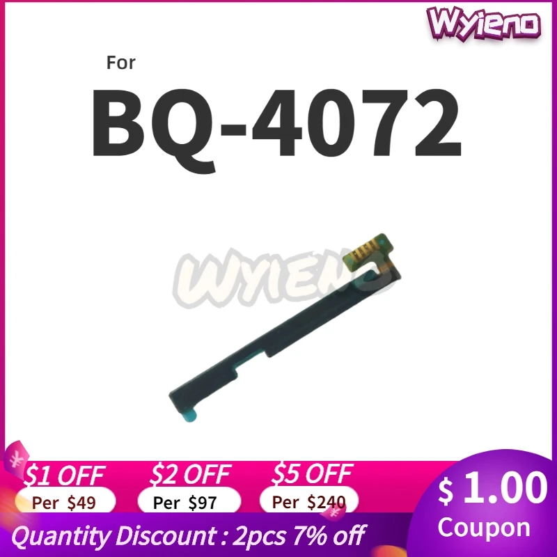 Wyieno BQ5065 Переключатель ВКЛ/ВЫКЛ лента громкости для BQ 5065 Кнопка питания гибкий