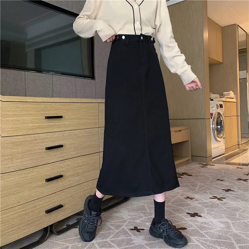 

Casual Elegant Female New Skirts Women Plus Size S-4XL High Waist Fashionable Temperament Slim A-line Streetwear New Fashion