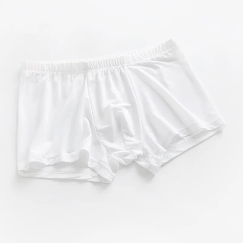 3 шт./лот плюс размер мужское нижнее белье из ледяного шелка крутые боксеры