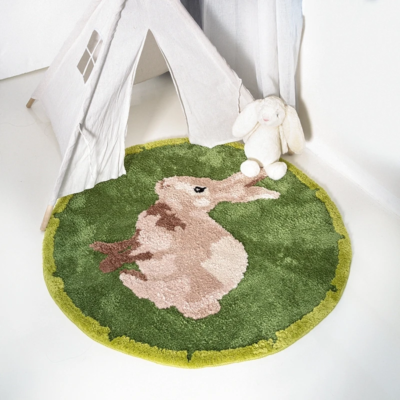 Напольный коврик из полиэстера с круглым 3D рисунком толщиной 2 см для палатки