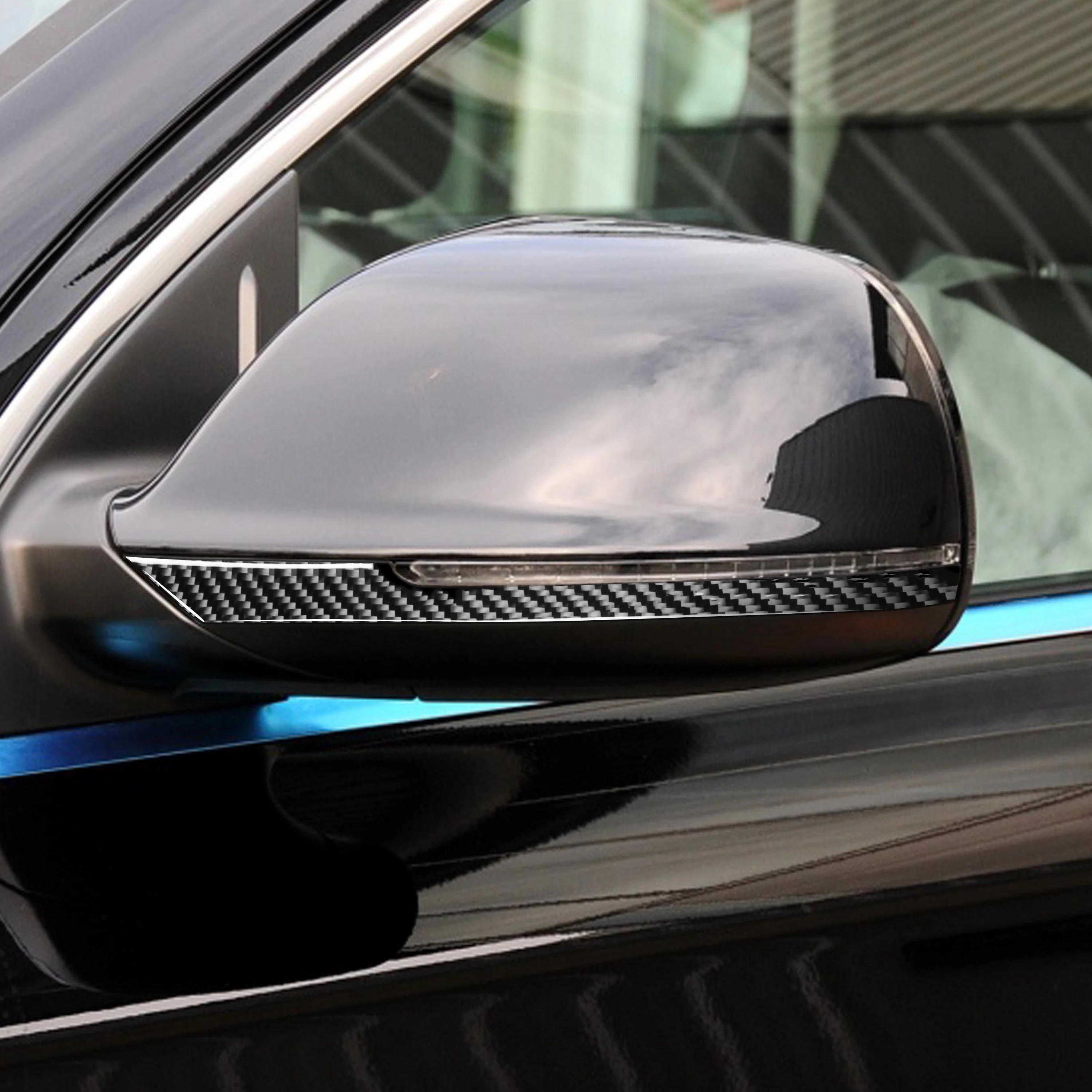 

Модификация автомобиля внешнее зеркало заднего вида из углеродного волокна противоскользящие полосы отделка автомобильные наклейки для ...