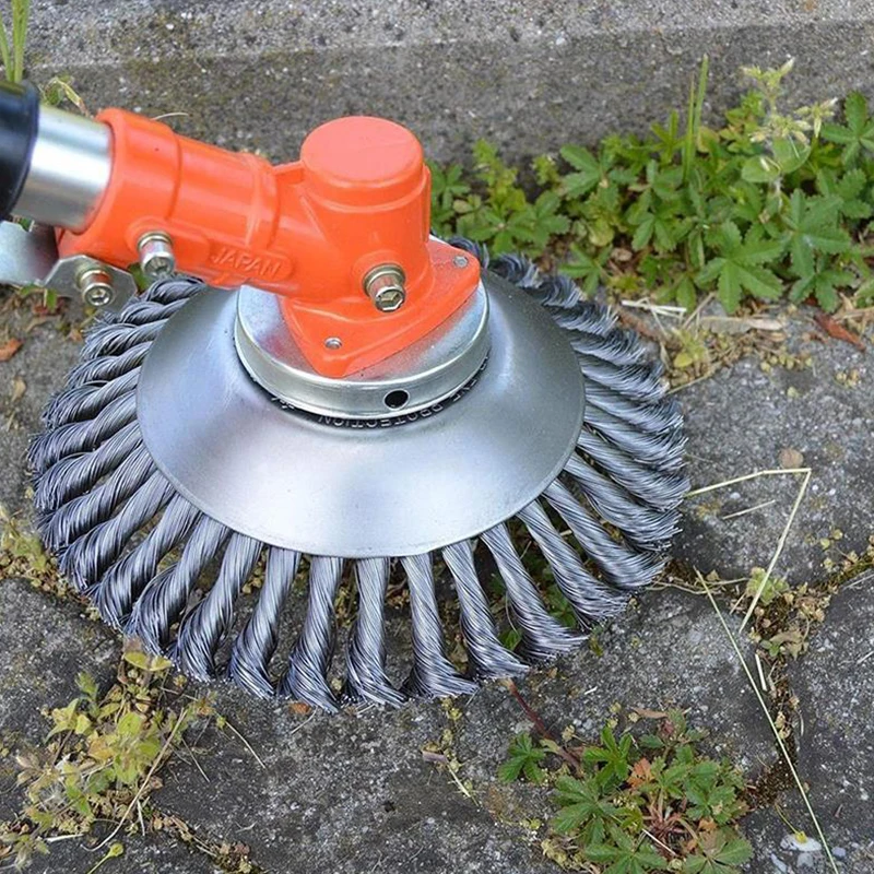 

Steel Wire Weed Brush Rotating Weeding Brush Trimmer Head Bowl Wire Wheel