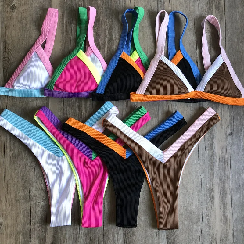 Комплект из 2 предметов женский сексуальный бюстгальтер и шорты лето 2021 хлопок