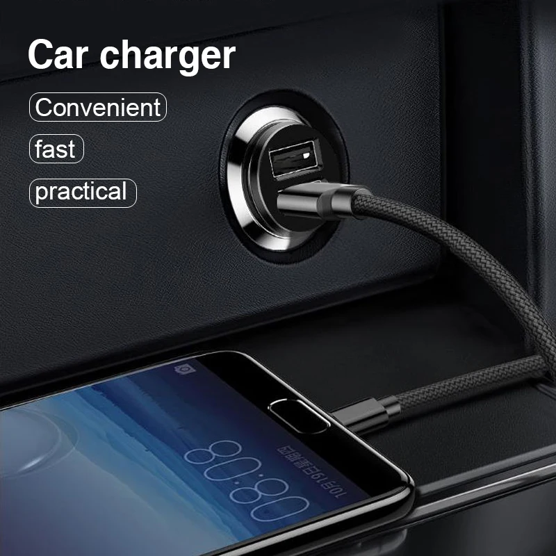 Быстрая зарядка мини автомобильное зарядное устройство для мобильного телефона