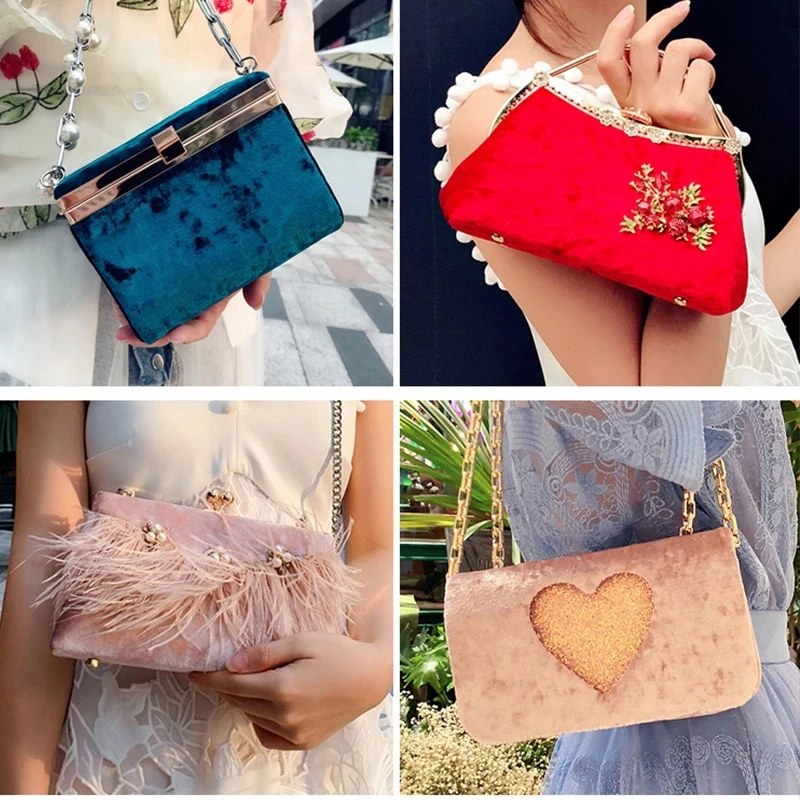 Двусторонняя бархатная мягкая ткань в ассортименте для изготовления кошельков и