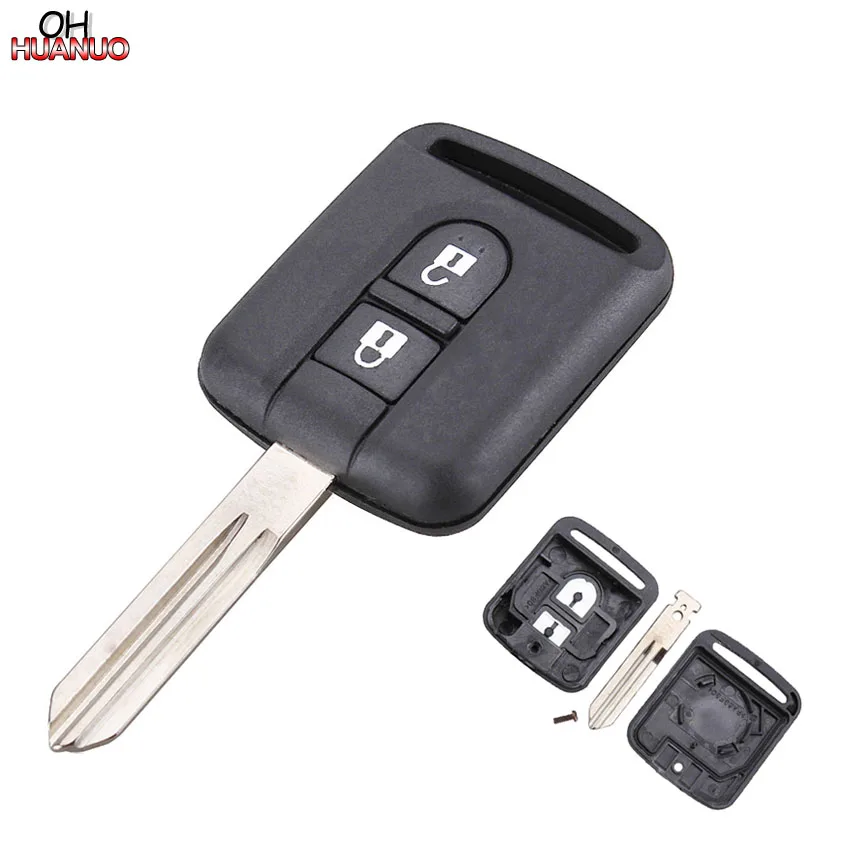 Чехол с 2 кнопками для дистанционного ключа Nissan Micra K12 Qashqai Navara Almera X Trail