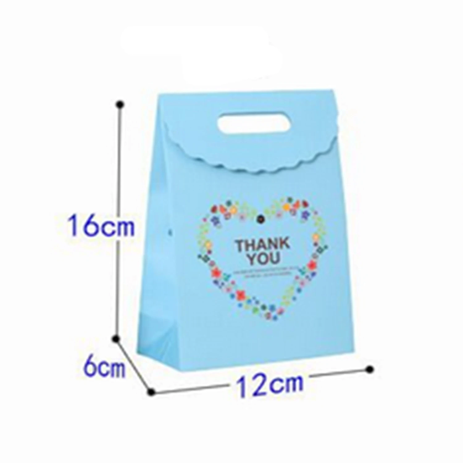 

10X ''Thank you'' Party Paper Bags Treat Gift Candy Bag for Kids Birthday Favors