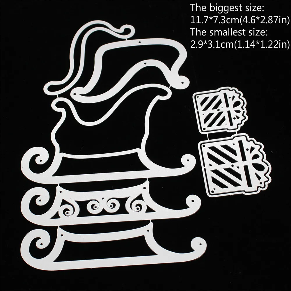 KSCRAFT Санта шейкер мешок Топпер металлические штампы трафареты для сделай сам