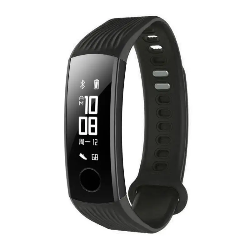 Ремешок для часов для huawei Honor Band 3 сменный силиконовый черный браслет на запястье Регулируемый универсальный ремешок для часов Прямая поставка
