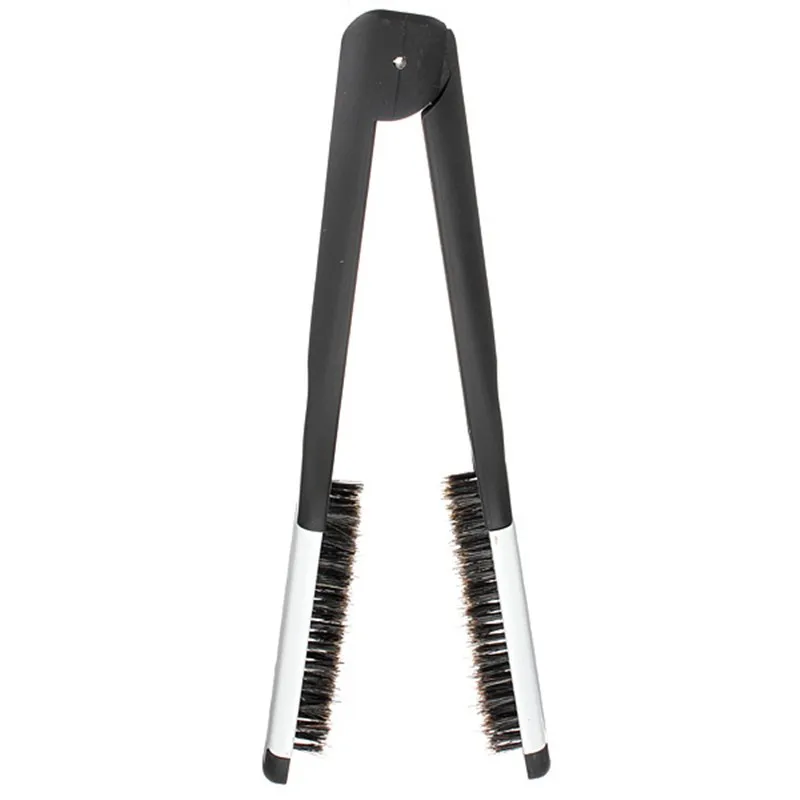 Hair Hairdressing Double Sided Brush Clamp Natural Ceramic Plywood Straightening Comb Fibres Styling Tools Straightener | Красота и