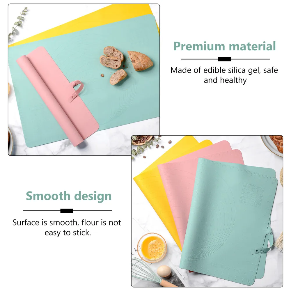 

Silicone Baking Mat for Pastry Rolling with Measurements Silicone Pastry Mat