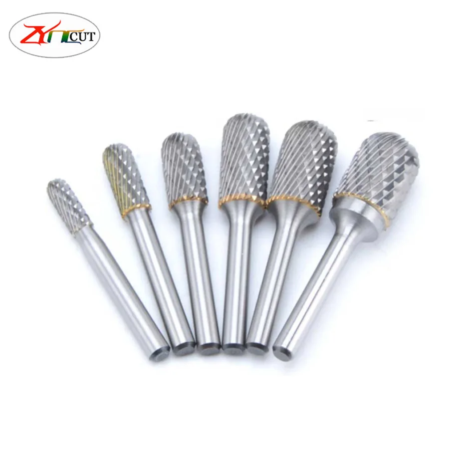 6 шт./комплект фрезерные головки из вольфрамовой стали 6/8/10/12/14/16 мм|Фреза| |