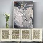 Картины на холсте с изображением лебедя и принцессы, Классические Постеры и принты, настенные картины для украшения гостиной