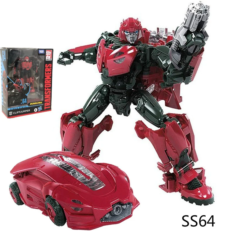 

Studio Serie Transformable Toy Ss64 Deluxe Bumblebee Film Cliffjumper 14Cm Pvc Action Figure Model Speelgoed Kids Toys Gift