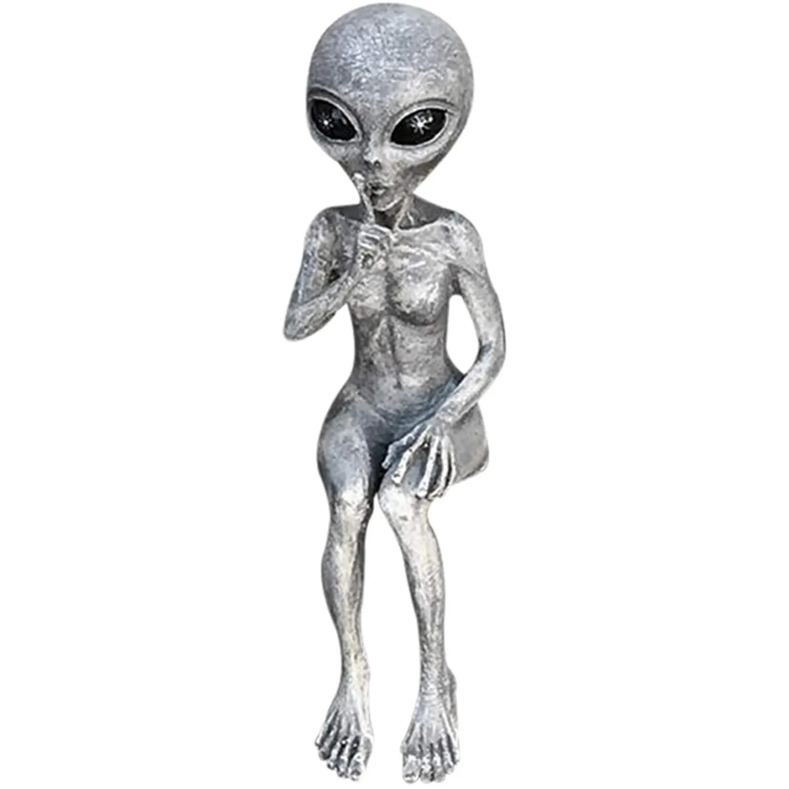 

Outer Space Alien Statue Martians Garden Figurine Set For Home Indoor Outdoor Ornaments Decorations Miniatures