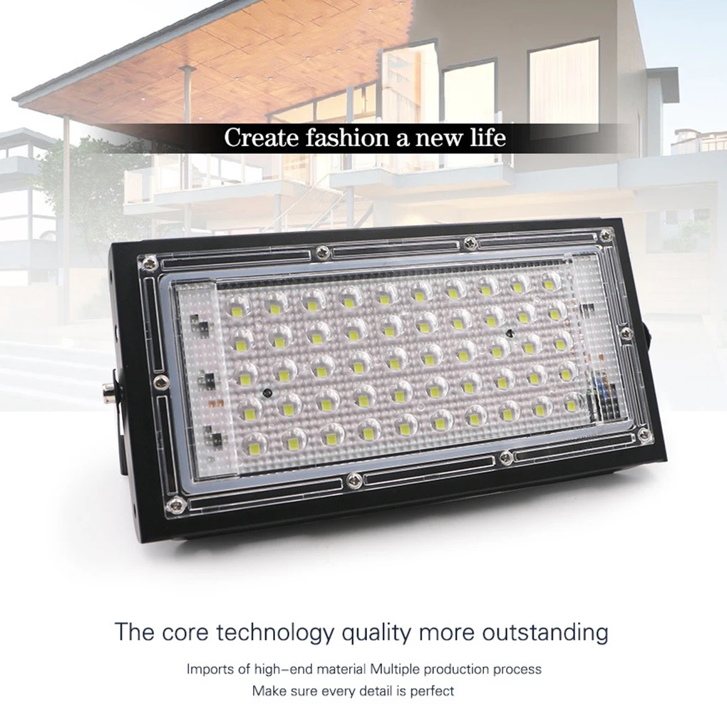 

50W Led Flood Light AC 220V Outdoor Floodlight Spotlight IP65 Waterproof LED Street Lamp Landscape Lighting