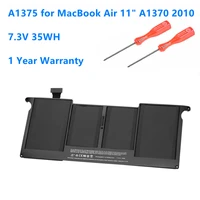 a1375 laptop battery for apple macbook air 11 a1370 2010 year replace a1375 7 3v 37wh
