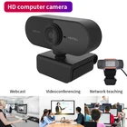 1080P HD Веб камера вращающийся Автофокус USB 2,0 настольных ПК веб-Камера Мини компьютер веб-камеры видео Запись для живой работы Конференции