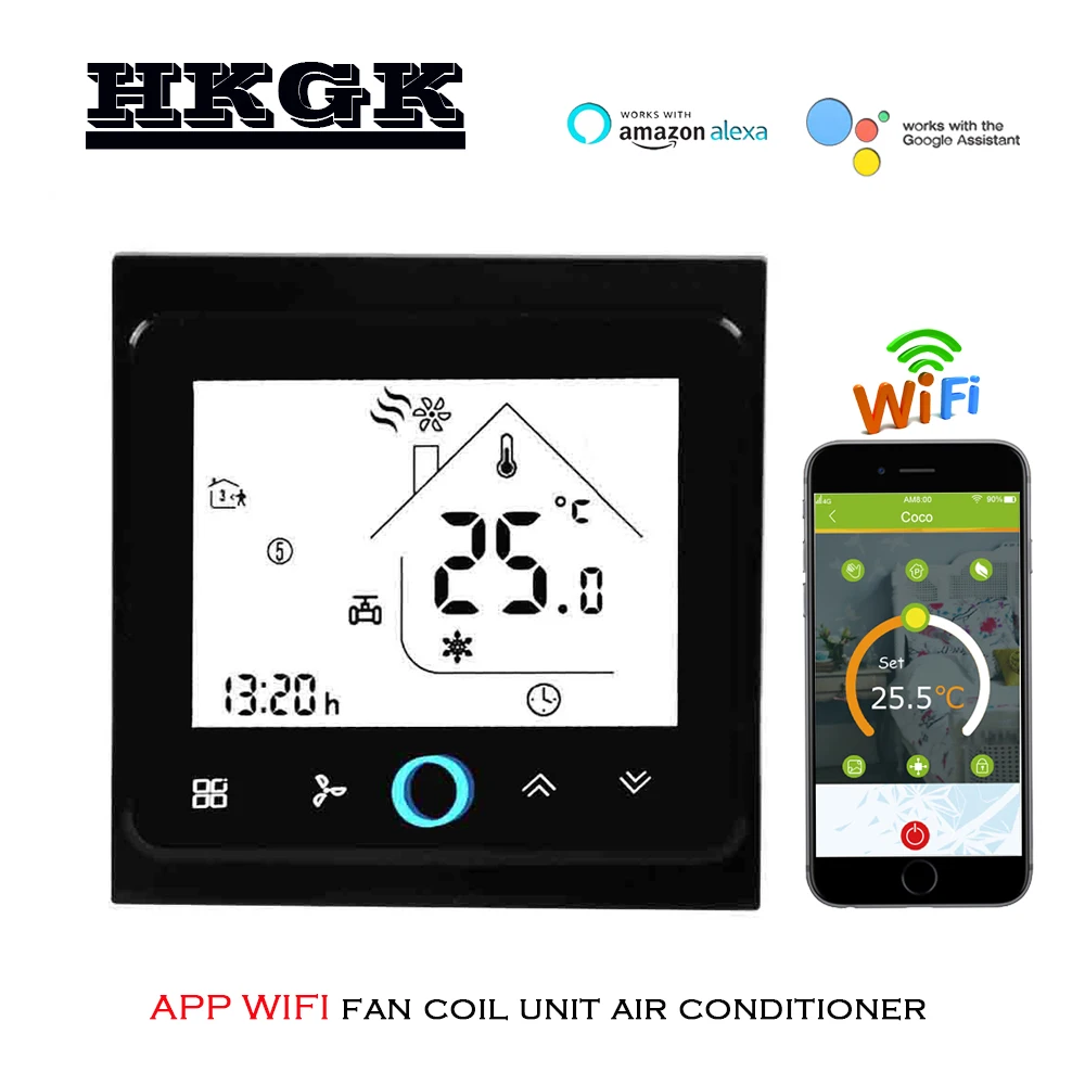 4p cooling/heating wifi thermostat room temperature control for Central air conditioning | Обустройство дома