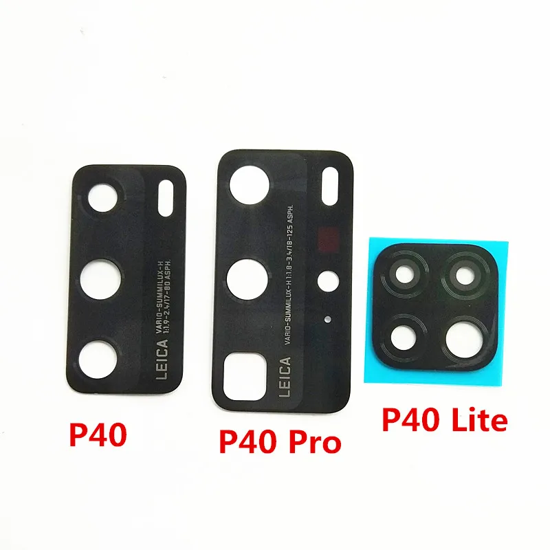

10x Back Rear Glass Camera Lens With Adhesive Replacement Parts for Huawei P40 Lite P40 Pro