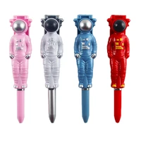 1pcs astronaut shape press type ballpoint pens 0 7mm blue ink signature pen school novelty stationery supplies student prizes