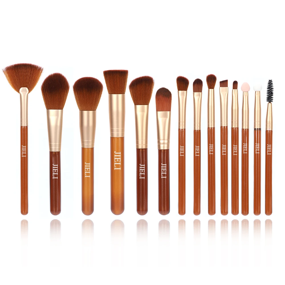 Jieli кисти для макияжа Набор 13 шт./лот Пластиковая Ручка Make up синтетических волос