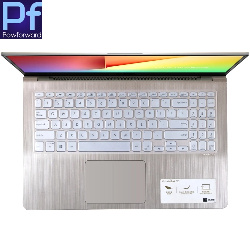 Для ASUS VIVOBOOK S15 K530F K530FN X512 X512FL X512FJ X512UA X512FA X512DA X512UF 15 6 дюйма клавиатура протектор