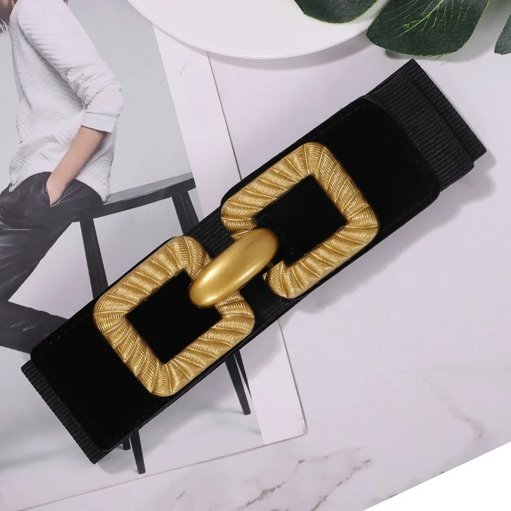 Vedawas Luxury Brand Za Pearl Belts For Women Charm Crystal Maxi Buckle Statement Belts Female Romantic Waist Party Jewelry