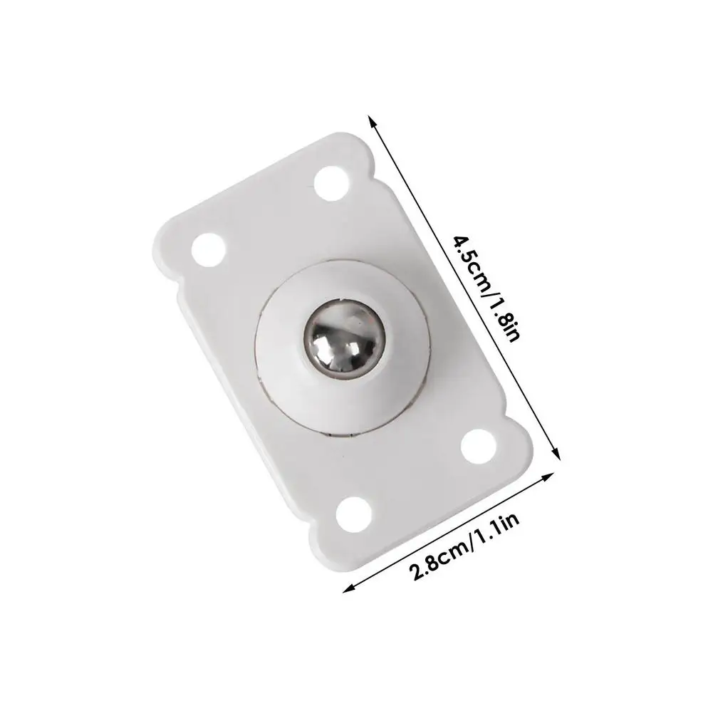 

Stainless Steel Adhesive Pulley Furniture Universal Storage Box Roller Self Casters Pulley For Cabinet Trash 360 Degree Caster