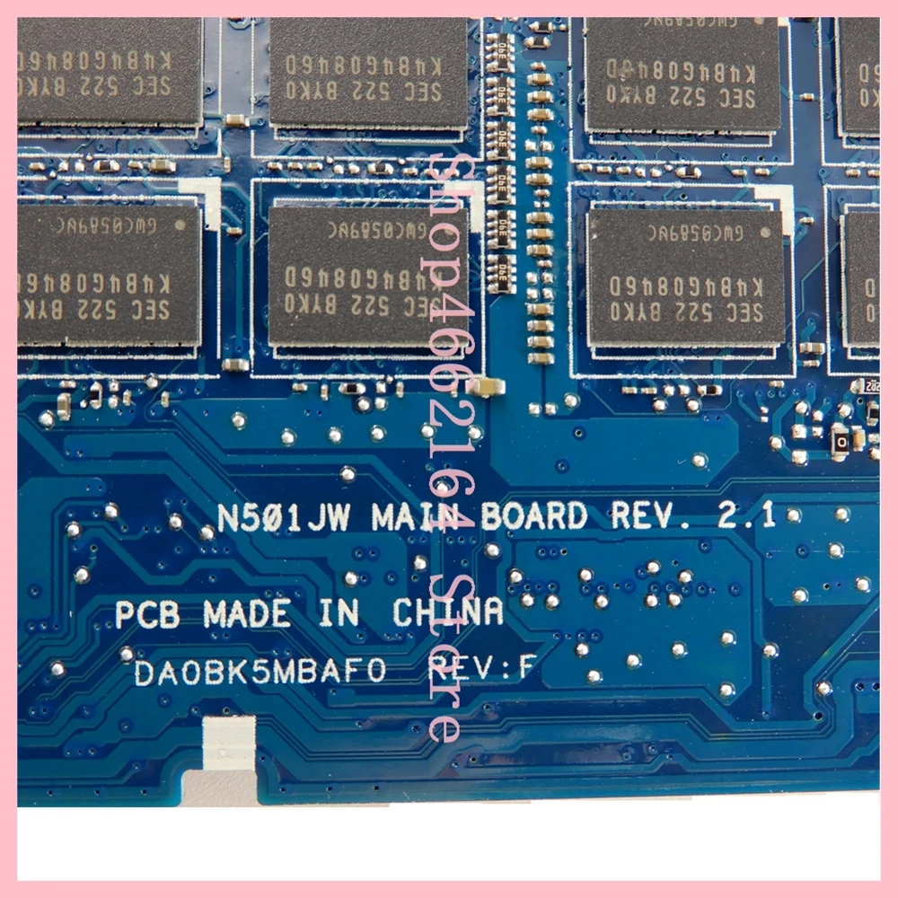 Материнская плата N501JW GTX960M I7-4750HQ CPU 8 Гб RAM для ASUS G501J G501JW UX501J UX50JW FX60J ноутбука 100%