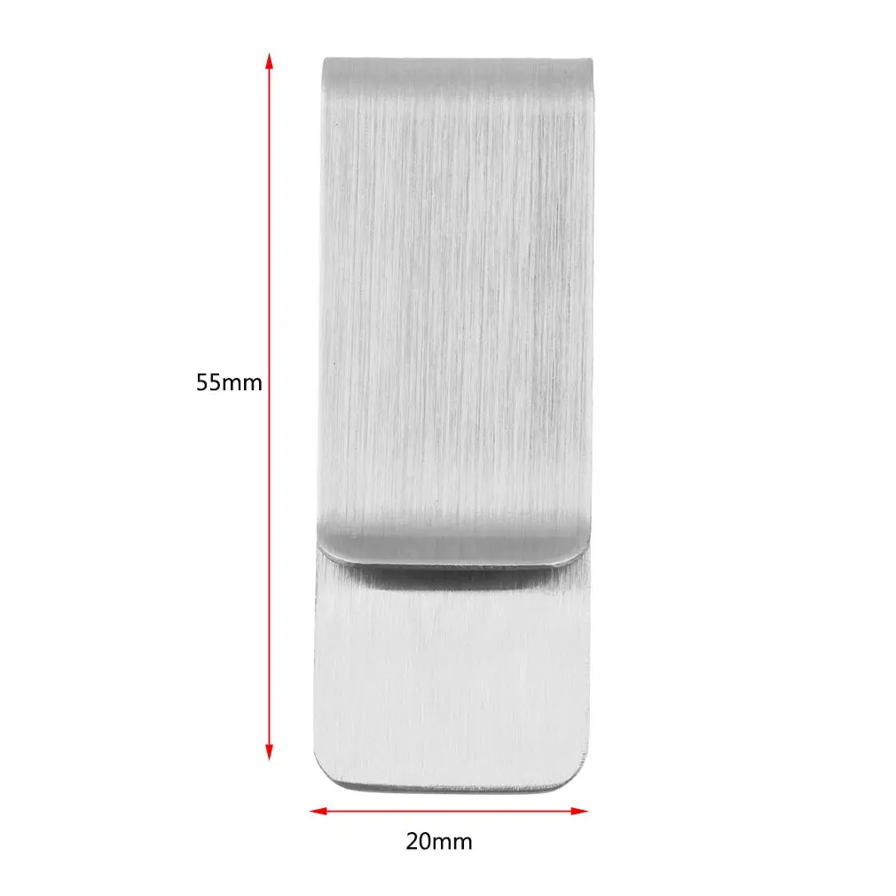 

Men Stainless Steel Money Clip Cash Holder Male Wallet Purse Money Clips Metal Wallet Clamp for Money Holder For Boy Teenager