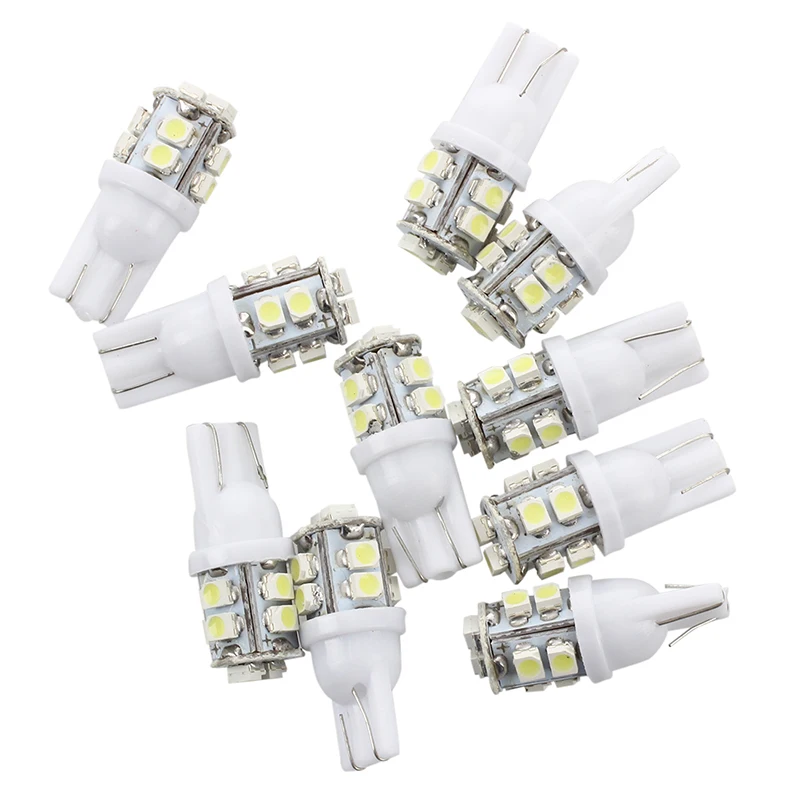 10 x T10 168 194 W5W автомобиля белый светодиод высокой мощности SMD светодиодная