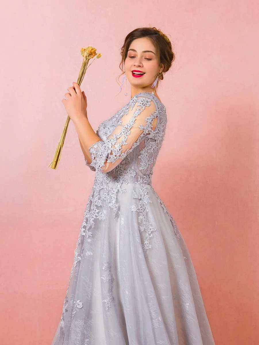 Атласные платья в пол трапециевидной формы с бисером | Свадьбы и торжества