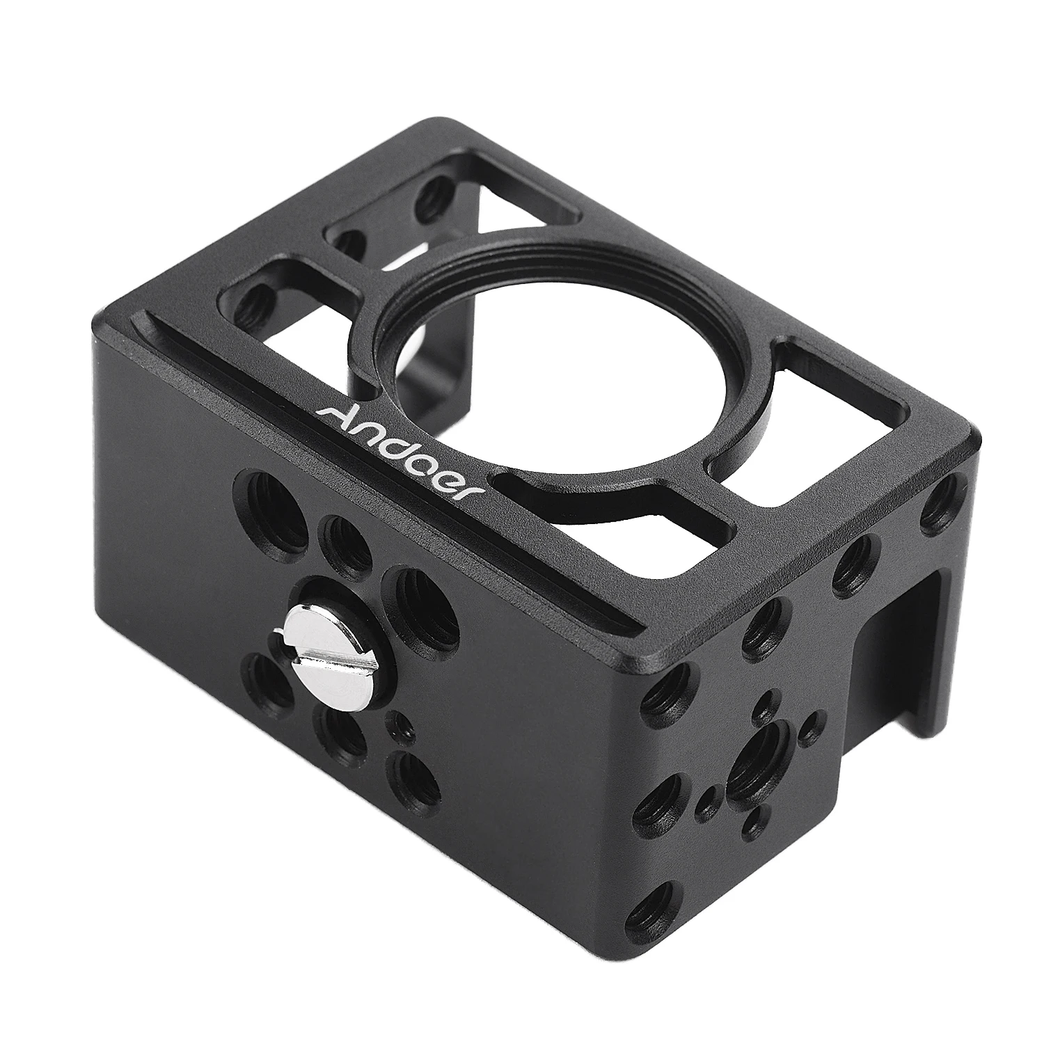 Andoer ручной металлический корпус для камеры защитный чехол с винтами 1/4 дюйма