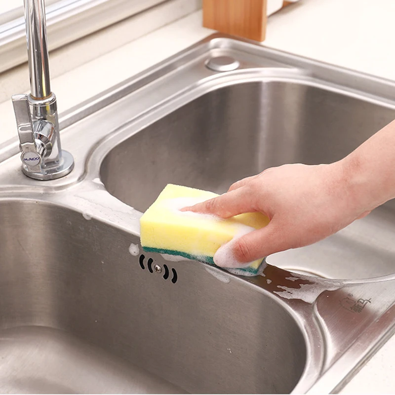 Двусторонняя искусственная губка для обеззараживания кухонная нано-губка