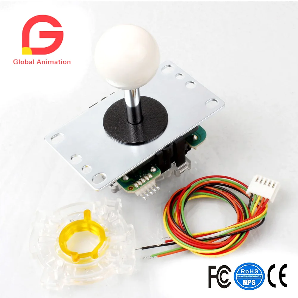 

Sanwa JLF-TP-8YT Stick 8 Way 5Pin ручка + Sanwa GT-Y Восьмиугольные ворота для аркадного джойстика MadCatz TE Stick Game Mame & Raspberry Pi