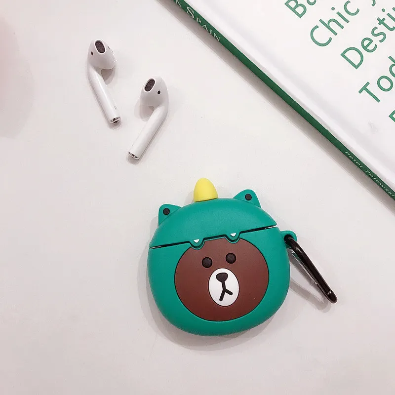 903021 Q UNCLE картонная коробка для Apple Airpods силиконовая портативная ударостойкая гарнитура сумки красивый 3D узор чехол для наушников Airpod2 - Цвет: 903021